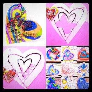 Healing heart necklaces